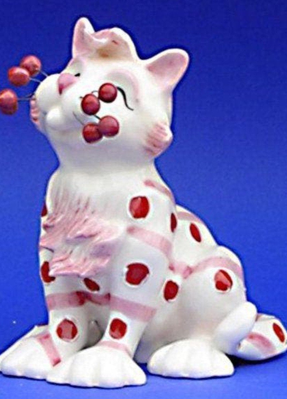 Nieuw 30 stuks keramieken handbeschilderde  katten, Verzamelen, Swarovski, Ophalen, Nieuw, Figuurtje