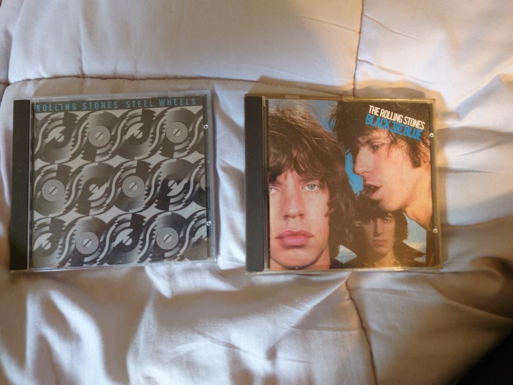 Twee CD's van Rolling Stones, Black and Blue en Steel Wheels, Ophalen of Verzenden, Zo goed als nieuw, Poprock