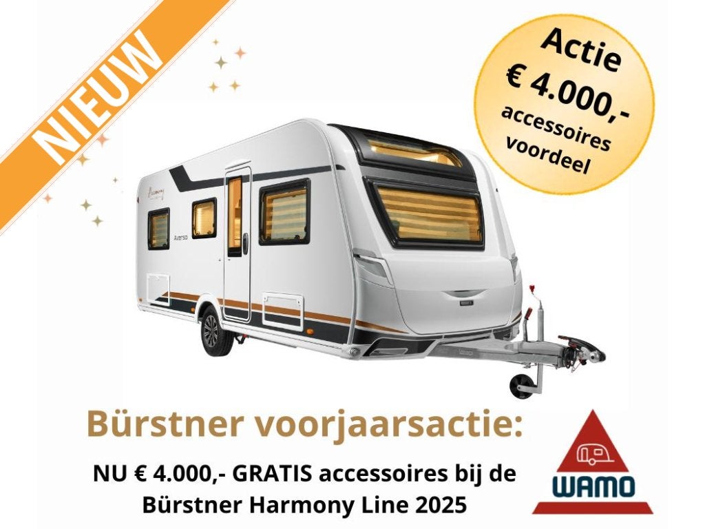 Bürstner Averso Harmony Line 465 TS NIEUW 2025, Caravans en Kamperen, Caravans, Overige typen, Rondzit, Bedrijf, Bürstner