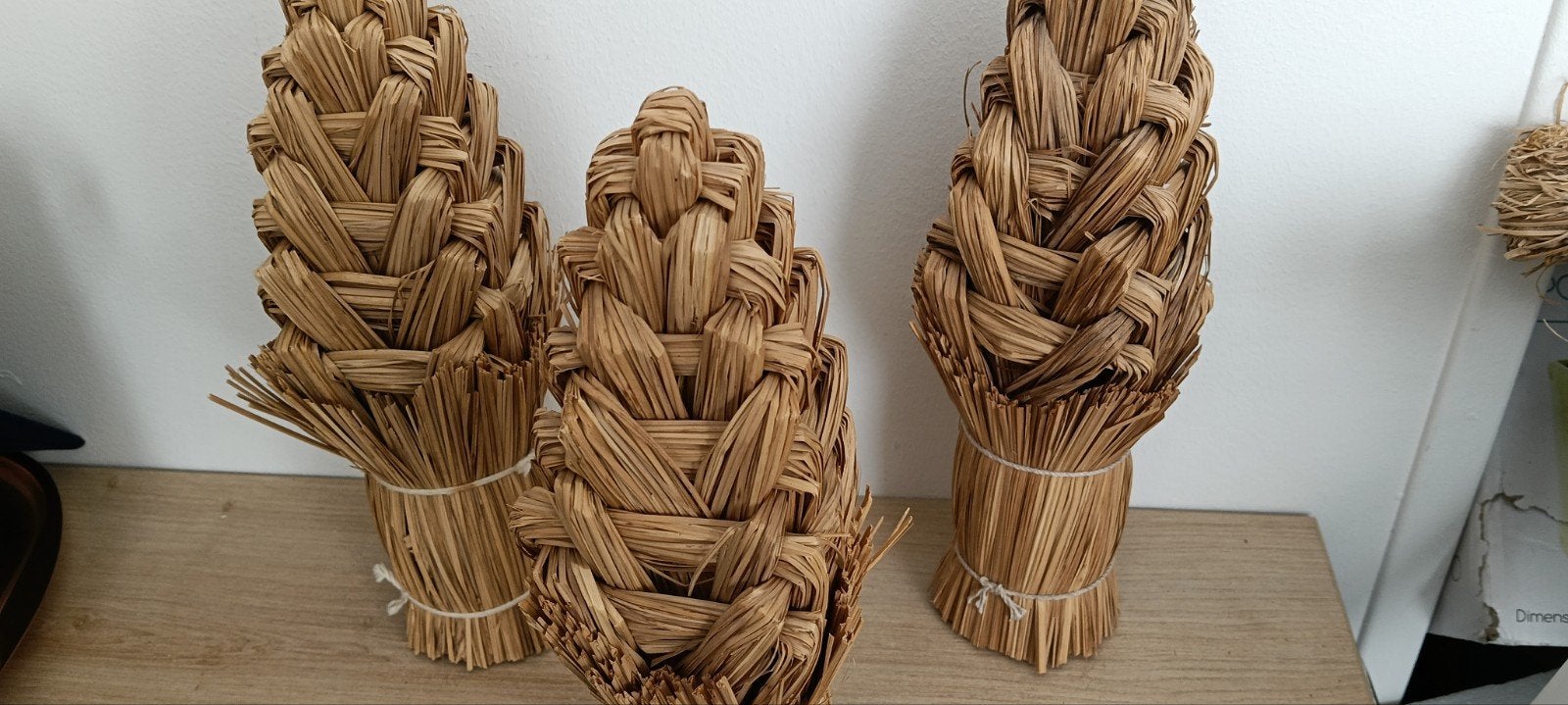 3 decoratie are schoven landelijk brocant herfst, Ophalen of Verzenden, Nieuw