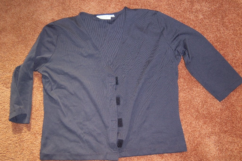 Donkergrijze damesblouse/shirt, Hennes Collection, Kleding | Dames, Ophalen of Verzenden, Gedragen, Maat 38/40 (M), Grijs