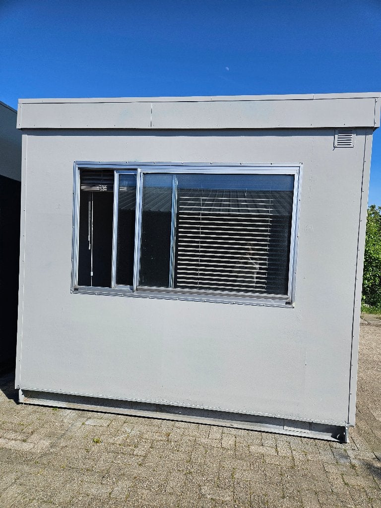Bouw-Schaftkeet, Kantoorunit, Woonunit, Directiekeet. 6 x 3, Doe-het-zelf en Verbouw, Bouwketen en Schaftketen, Ophalen, Gebruikt