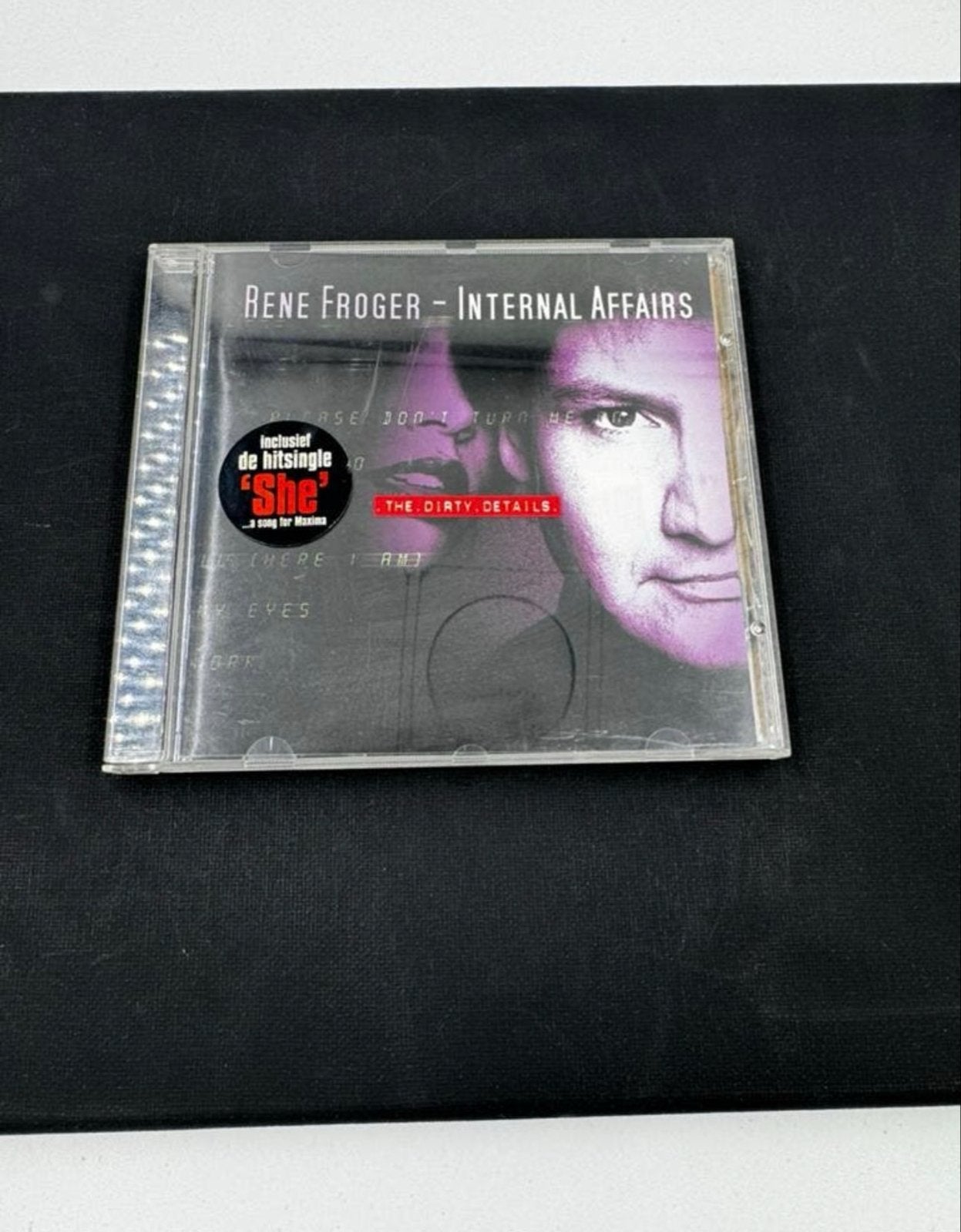 René Froger - Internal Affairs CD (incl. hitsingle She), Gebruikt, Pop, Ophalen of Verzenden, Inclusief boekje