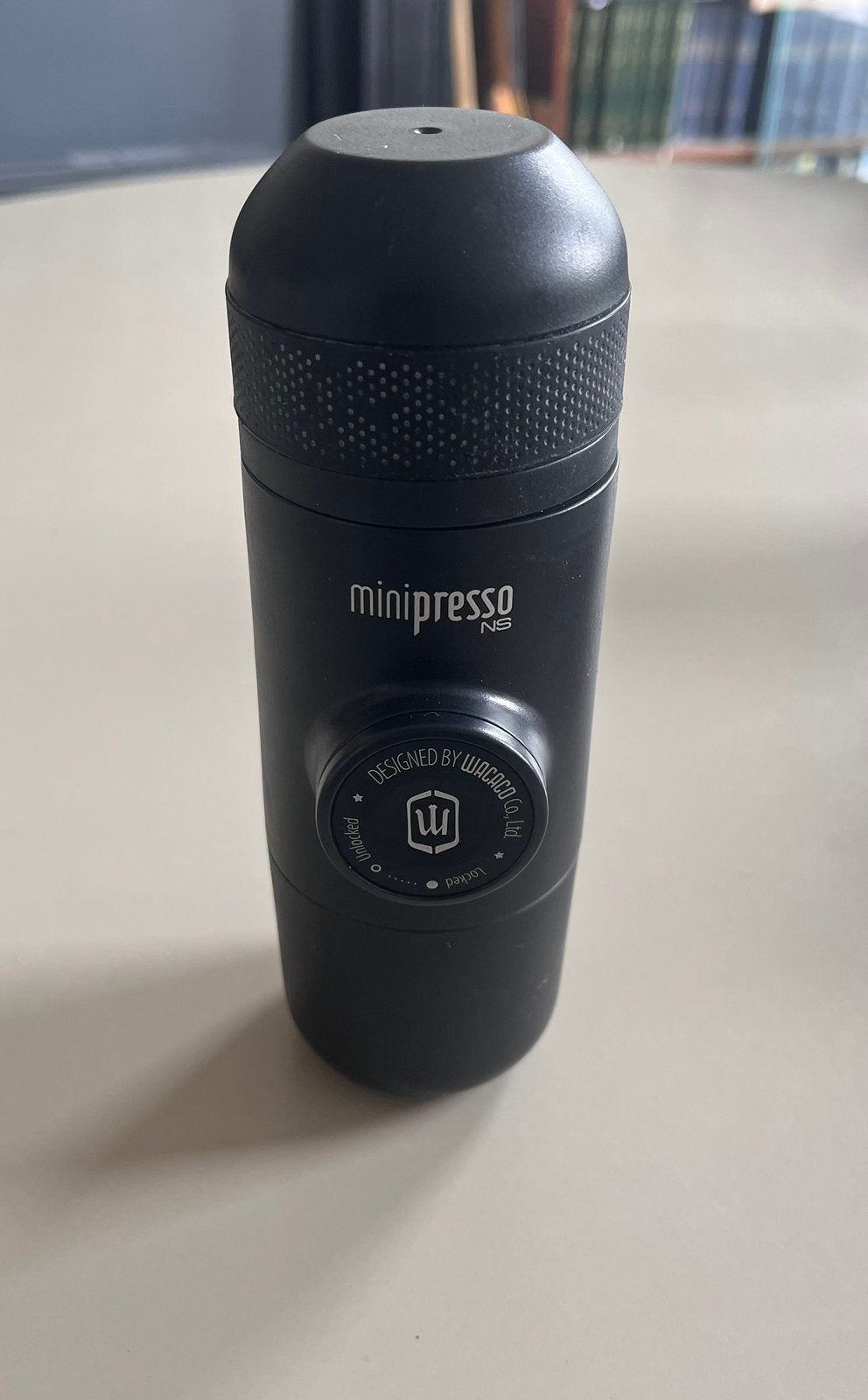 Wacaco Minipresso, Witgoed en Apparatuur, Koffiezetapparaten, Ophalen of Verzenden, Zo goed als nieuw, Koffiemachine