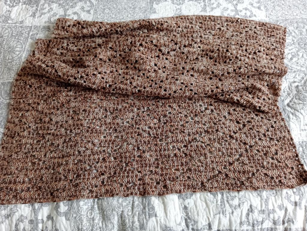 Nieuwe gehaakte babydeken / kleine plaid, Ophalen of Verzenden, Nieuw, 100 cm of meer, Deken