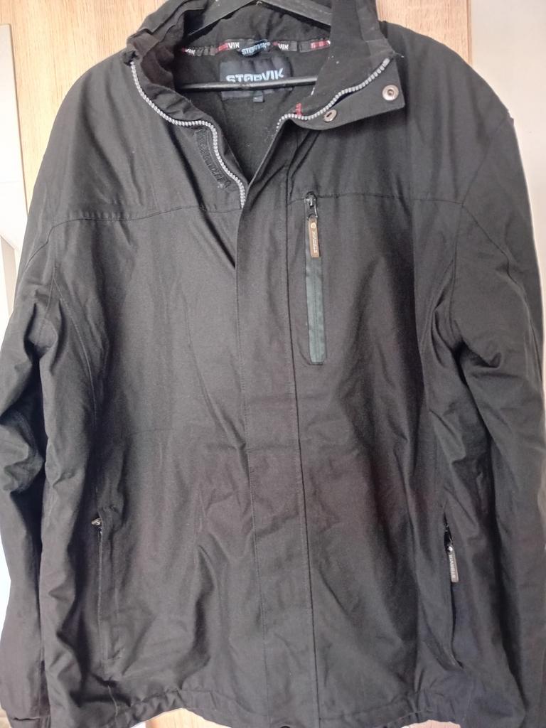 Storvik Zwarte Herenjas - Maat XXXL, Ophalen of Verzenden, Zo goed als nieuw, Overige maten, Zwart