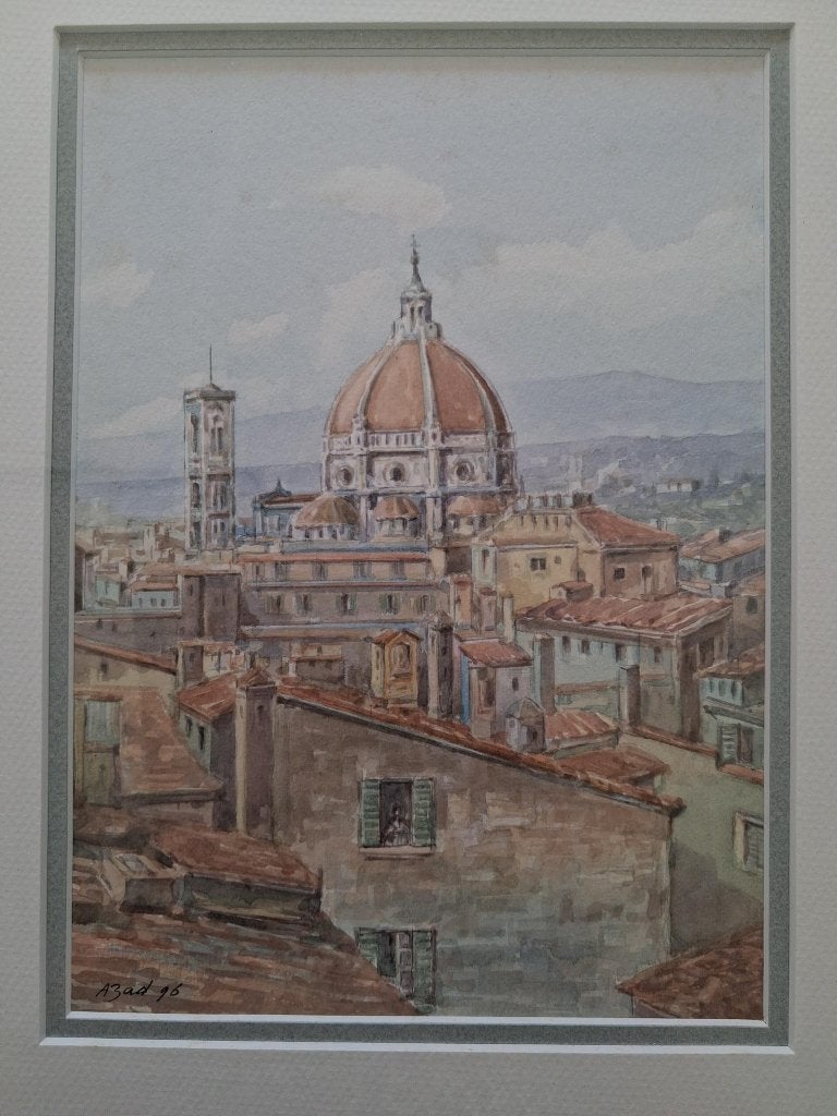 Aquarel, Ophalen, Ingelijst, Klassiek, Aquarel