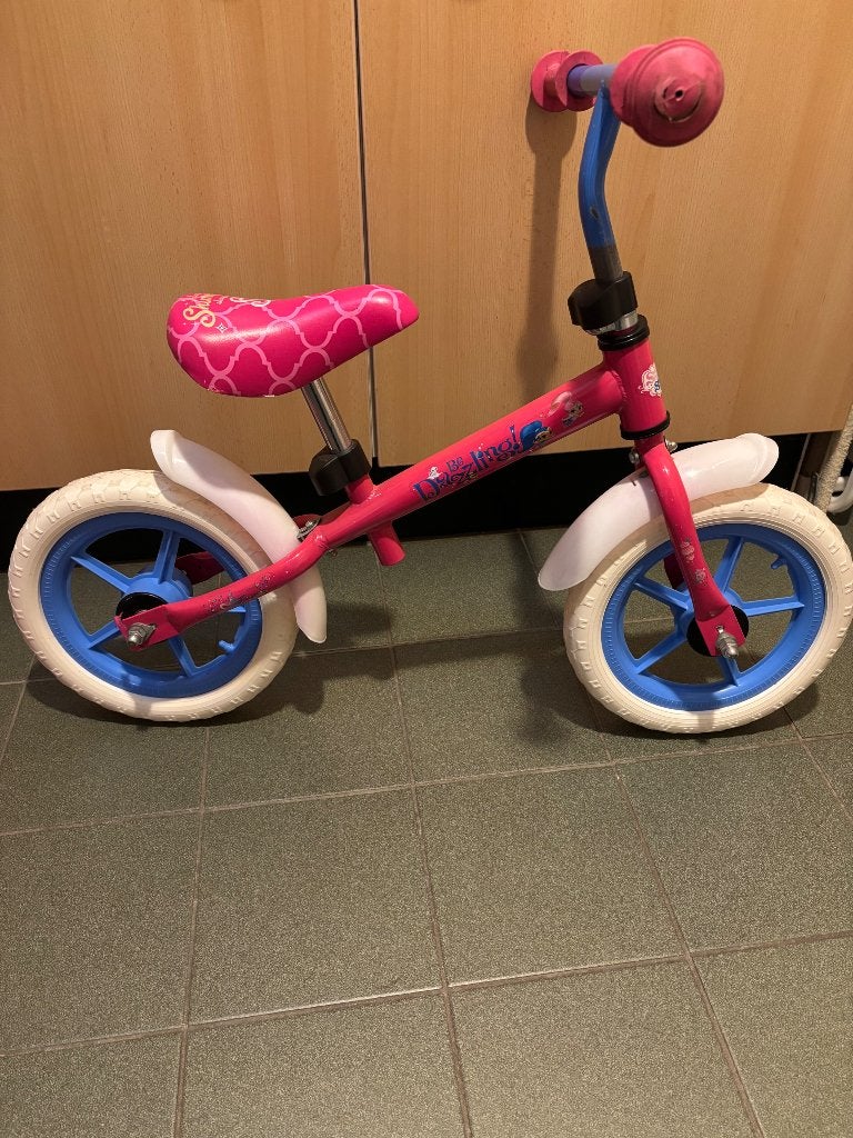 Roze Loopfiets shimmer shine, Ophalen, Gebruikt, 14 inch of minder