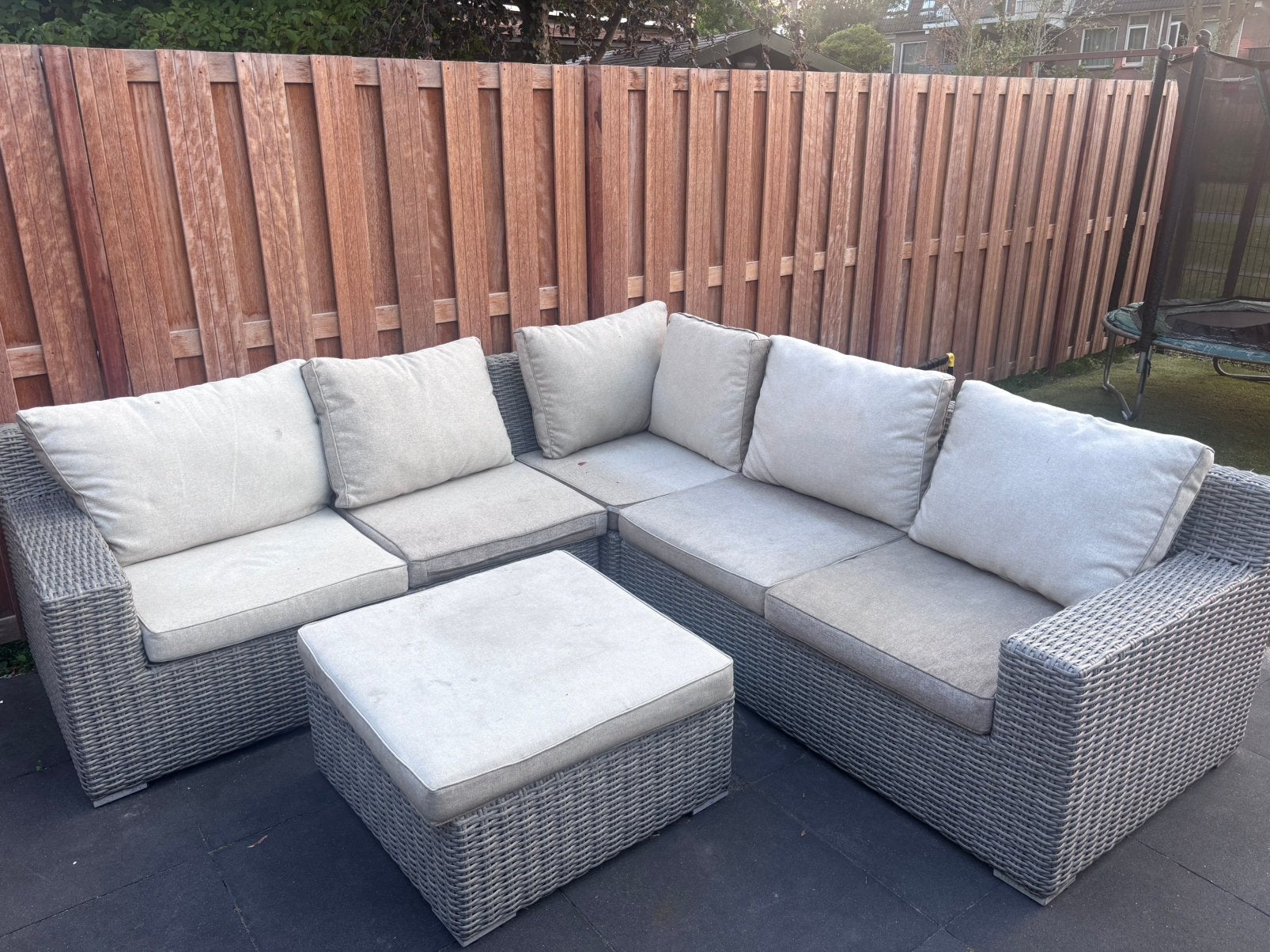 Loungeset own living new york, Ophalen, 5 zitplaatsen, Kunststof, Gebruikt