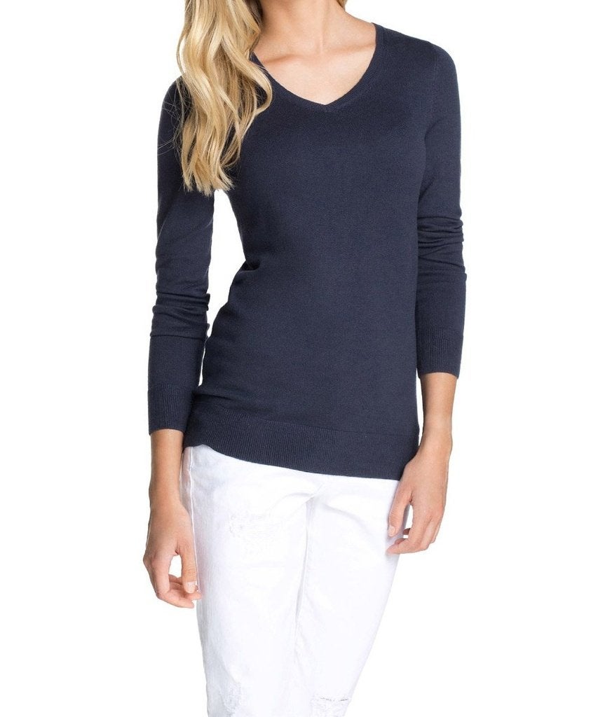 Navy marine blauw pullover trui v-hals van Esprit maat XS, Blauw, Nieuw, Ophalen of Verzenden, Maat 34 (XS) of kleiner