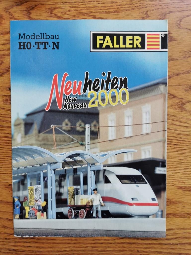Faller Neuheiten 2000 Catalogus - Modellbau H0 TT N, Analoog, Nieuw, Fleischmann, Gelijkstroom of Wisselstroom