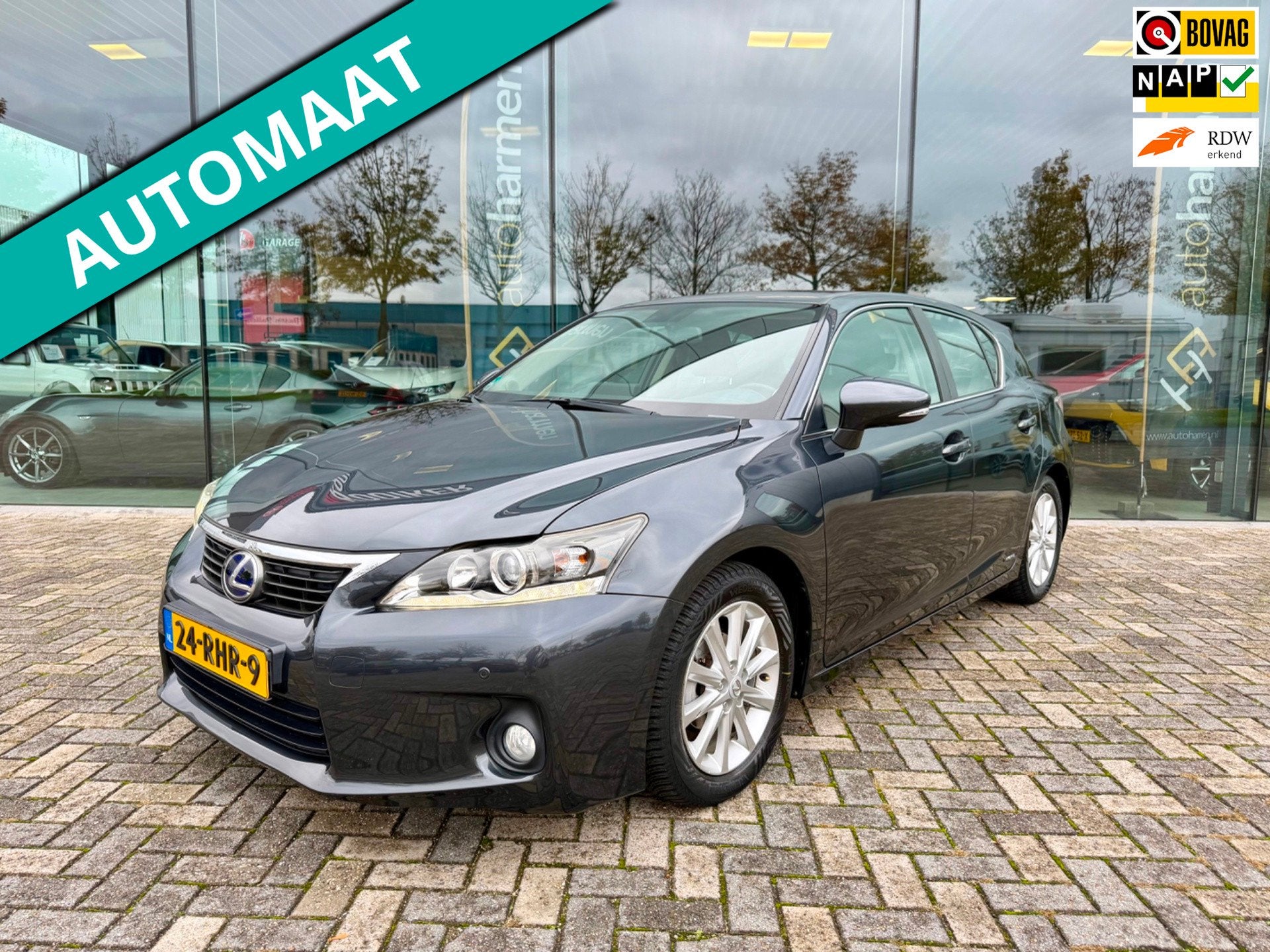 Lexus CT 200h Hybrid, NAP, KeyLess, Navi, Camera, Bluetooth, Auto's, Gebruikt, Zwart, 4 cilinders, Alcantara