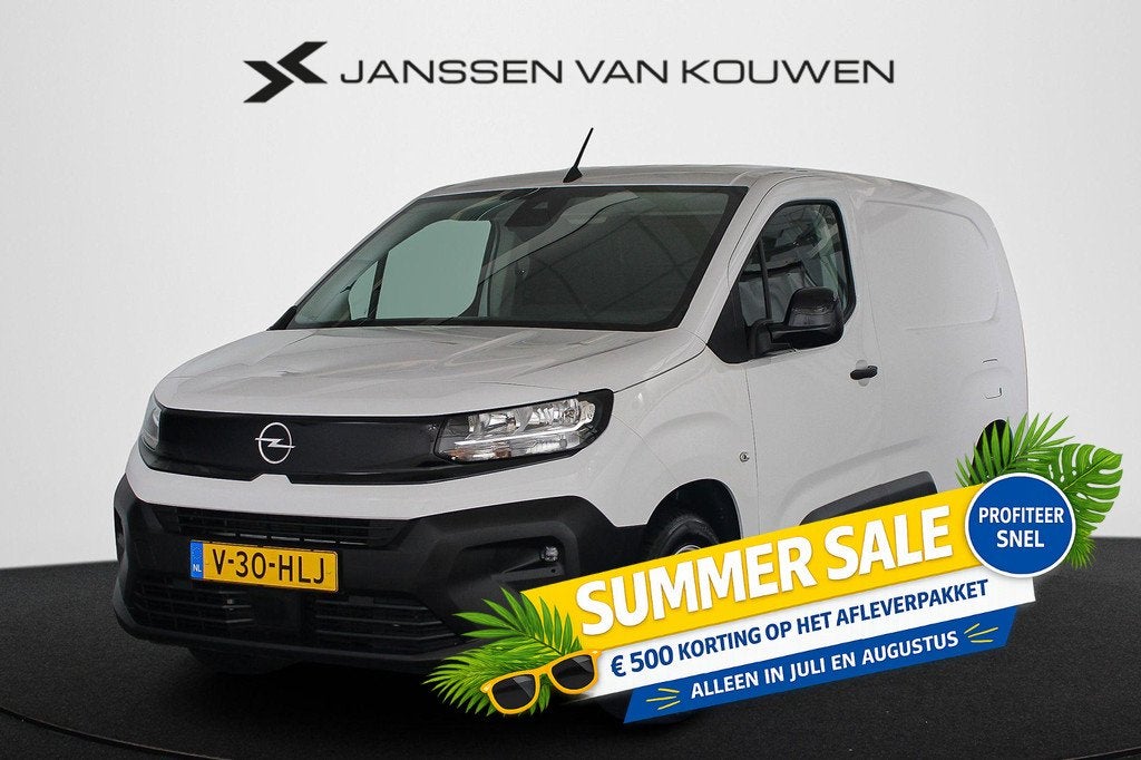Opel Combo 1.5 BlueHDi 100 S&S L2 Apple CarPlay Stoel-Stuur-, Auto's, Voorwielaandrijving, Stof, Euro 6, 4 cilinders