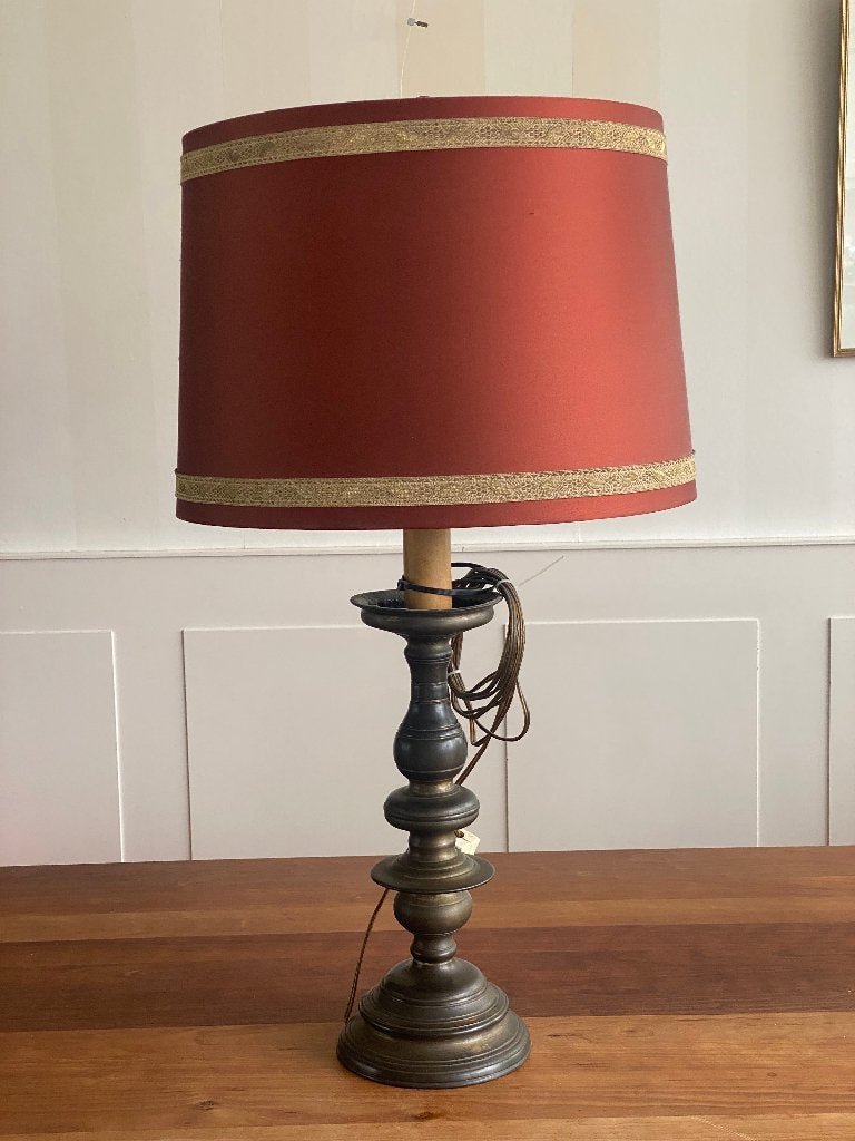 Antieke kerkkandelaar lamp, Ophalen
