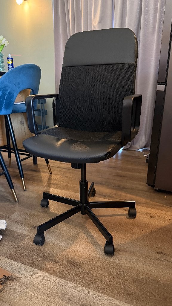 RENBERGET - IKEA - zgan, Ophalen, Zo goed als nieuw, Zwart, Bureaustoel