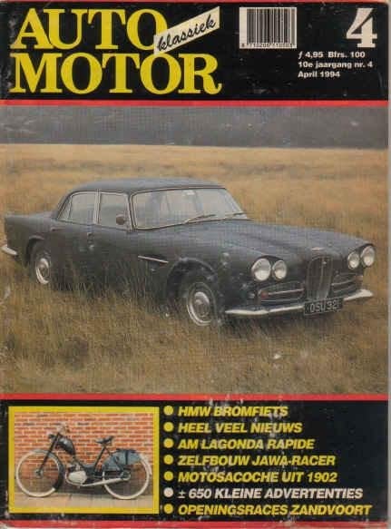 AMK 4 1994 : Aston Martin Lagonda - Motosacoche - Jawa - HMW, Ophalen of Verzenden, Gelezen, Algemeen