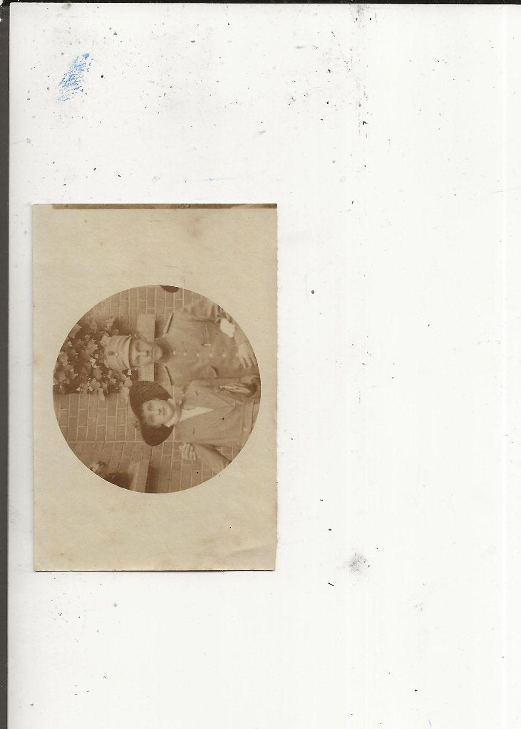 Loosduinen Militair met lief Foto 9-6 cm, Verzamelen, Ansichtkaarten | Nederland, Ophalen of Verzenden, Voor 1920, Ongelopen, Zuid-Holland