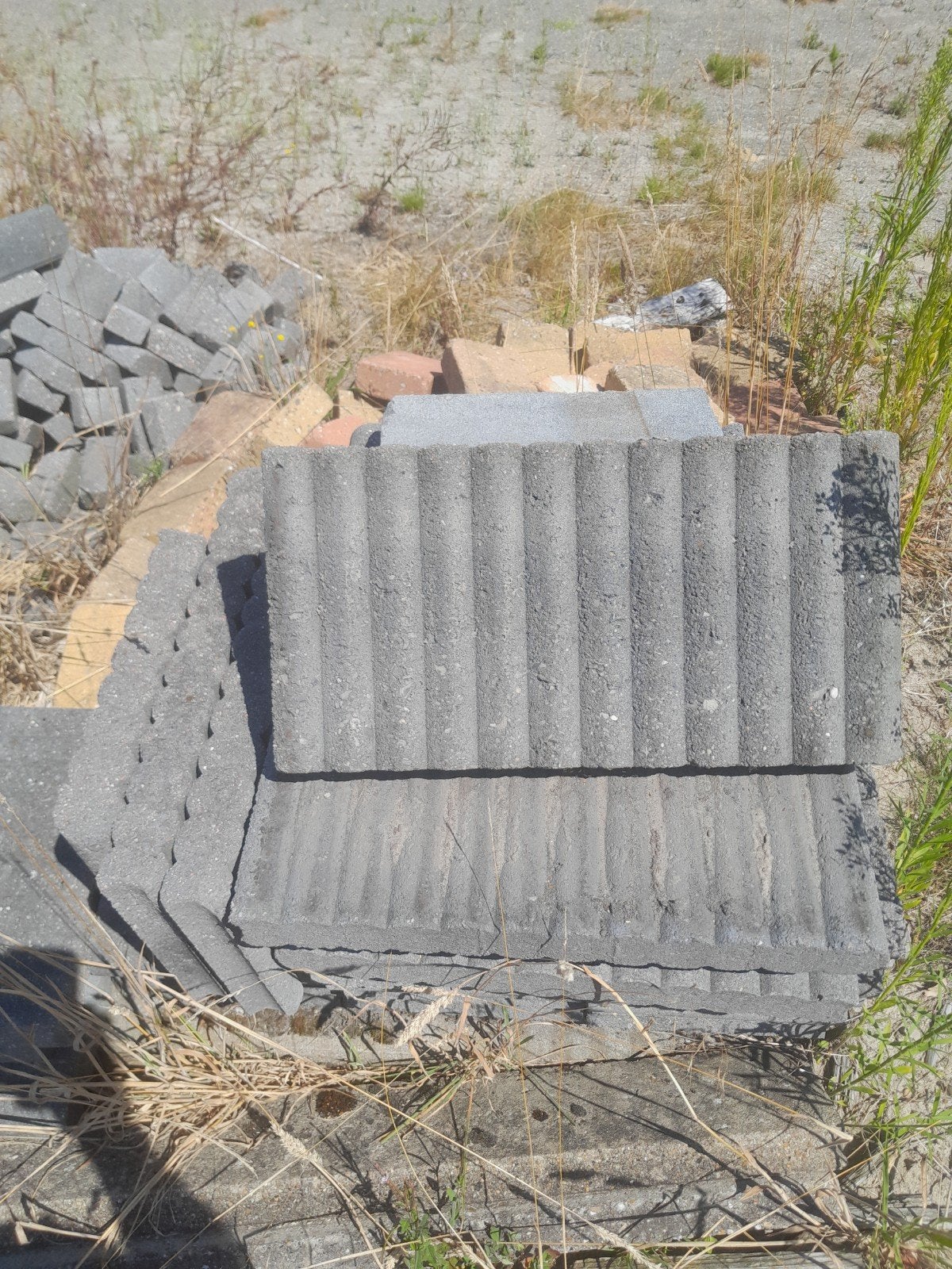 palissaden antraciet., Tuin en Terras, Bielzen en Borders, Ophalen, Gebruikt, 25 tot 50 cm, Minder dan 25 cm