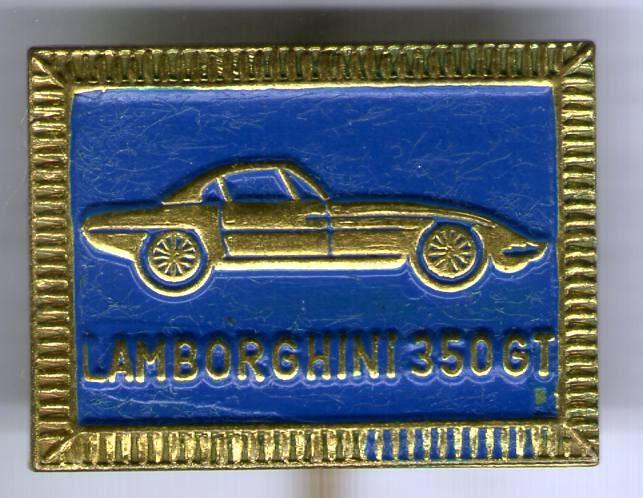 Lamborghini 350 GT blauw op koper auto speldje ( B_197 ), Verzamelen, Speldjes, Pins en Buttons, Verzenden, Zo goed als nieuw
