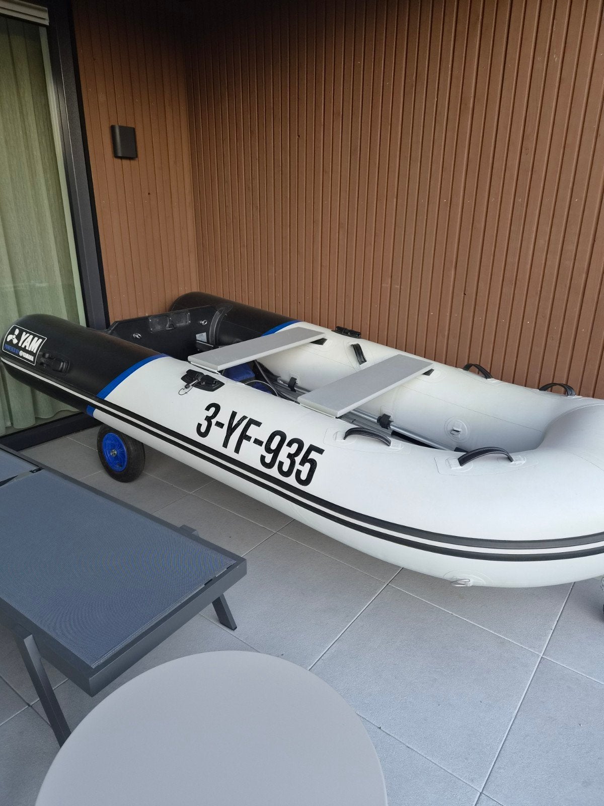 Yam 310 sport met yamaha 8pk uit 2021, Ophalen, Aluminium, Peddels, Yam