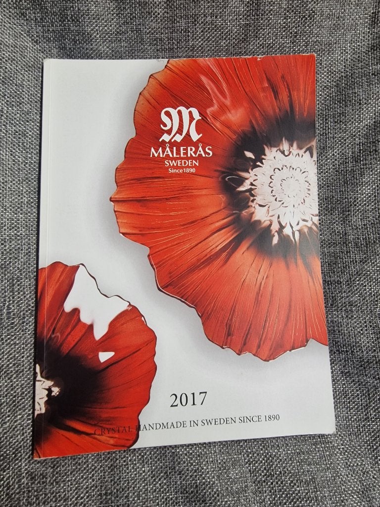 Målerås Sweden Catalogus 2017 Glaskunst Design, Ophalen of Verzenden, Zo goed als nieuw