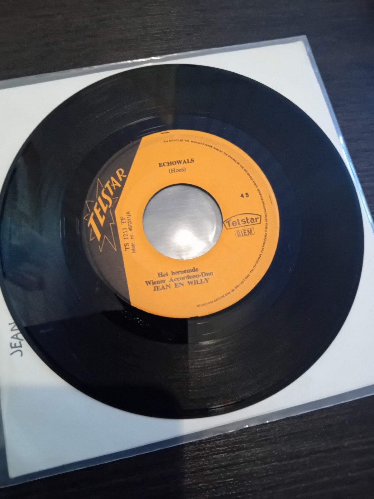Zeer zeldzame piratentopper - Jean en Willy, Gebruikt, 7 inch, Ophalen of Verzenden, EP
