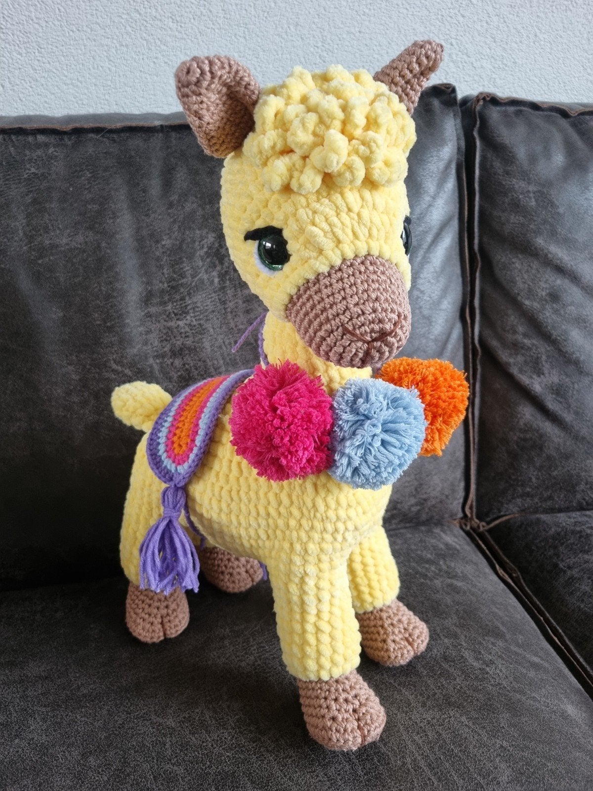 Gehaakte Alpaca Knuffel - Handgemaakt en Kleurrijk, Overige merken, Overige typen, Nieuw, Ophalen of Verzenden