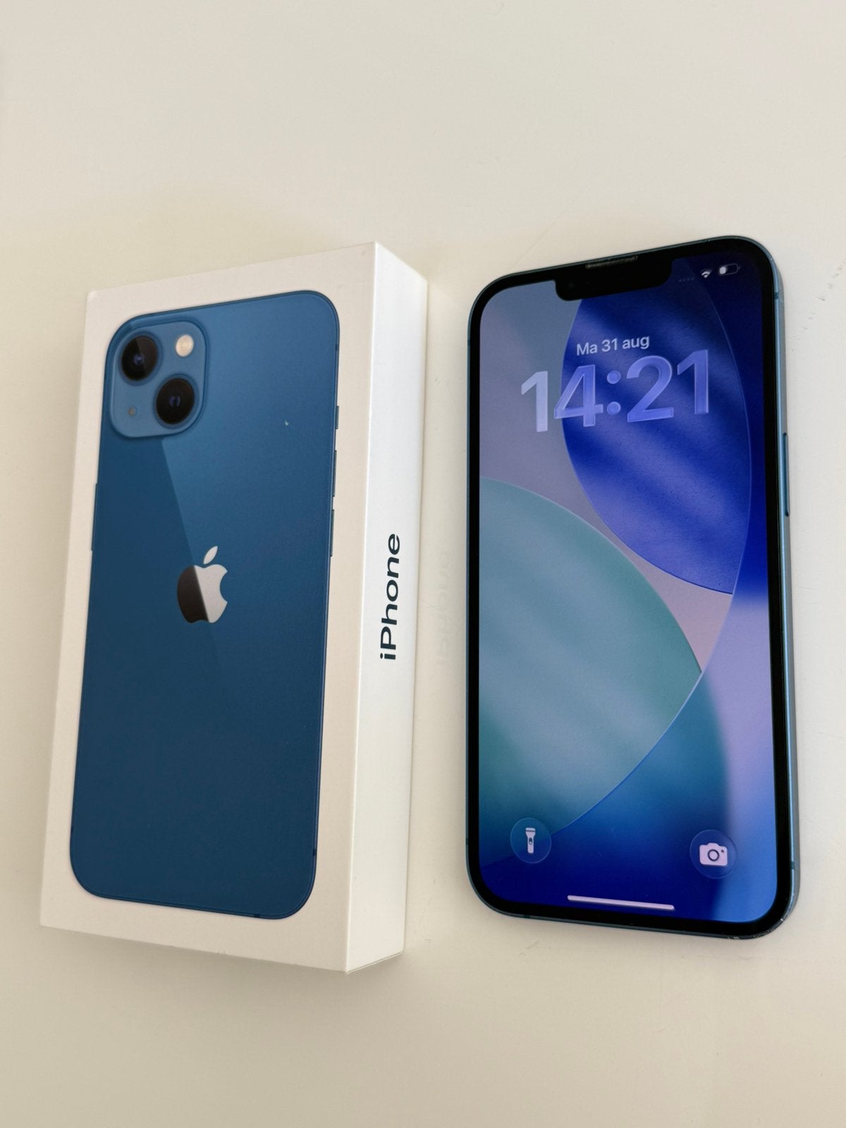 iPhone 13, 128 GB, Blauw, IPhone 13, Ophalen of Verzenden