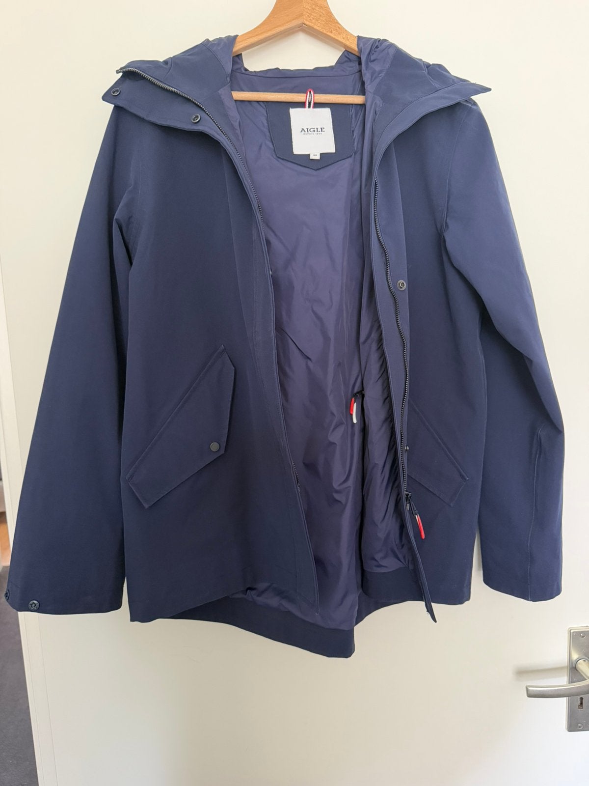 Aigle zomerjas, Ophalen of Verzenden, Zo goed als nieuw, Maat 38/40 (M), Blauw