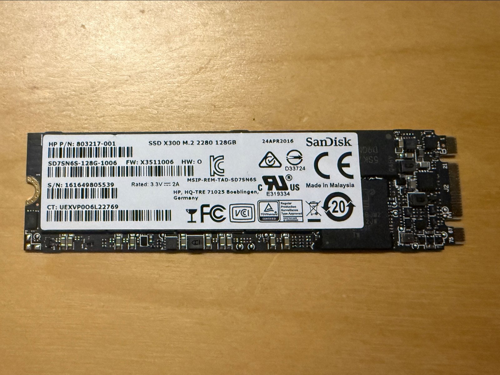 SanDisk SSD X300 M.2 2280 128GB, Intern, Server, SSD, Ophalen of Verzenden
