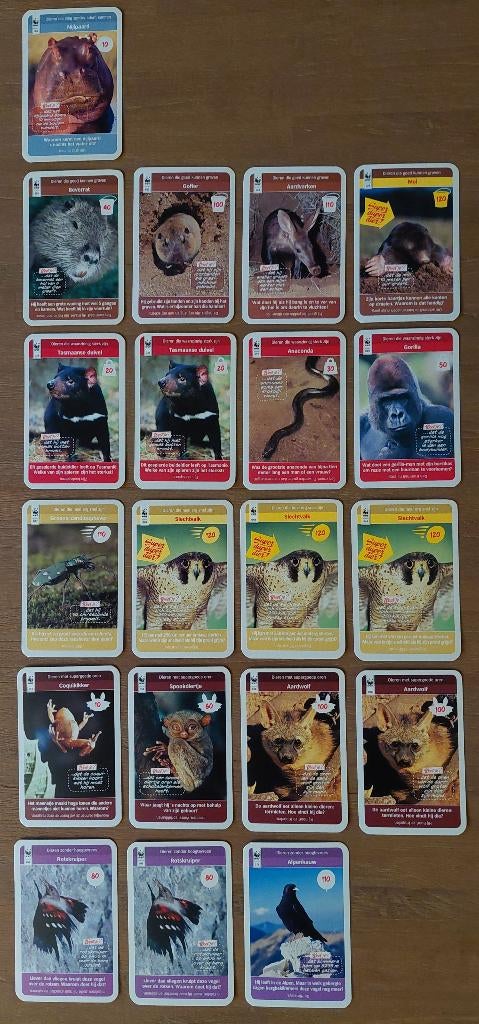 AH Super Dieren Kaartjes (beide edities), Verzamelen, Albert Heijn, Verzenden