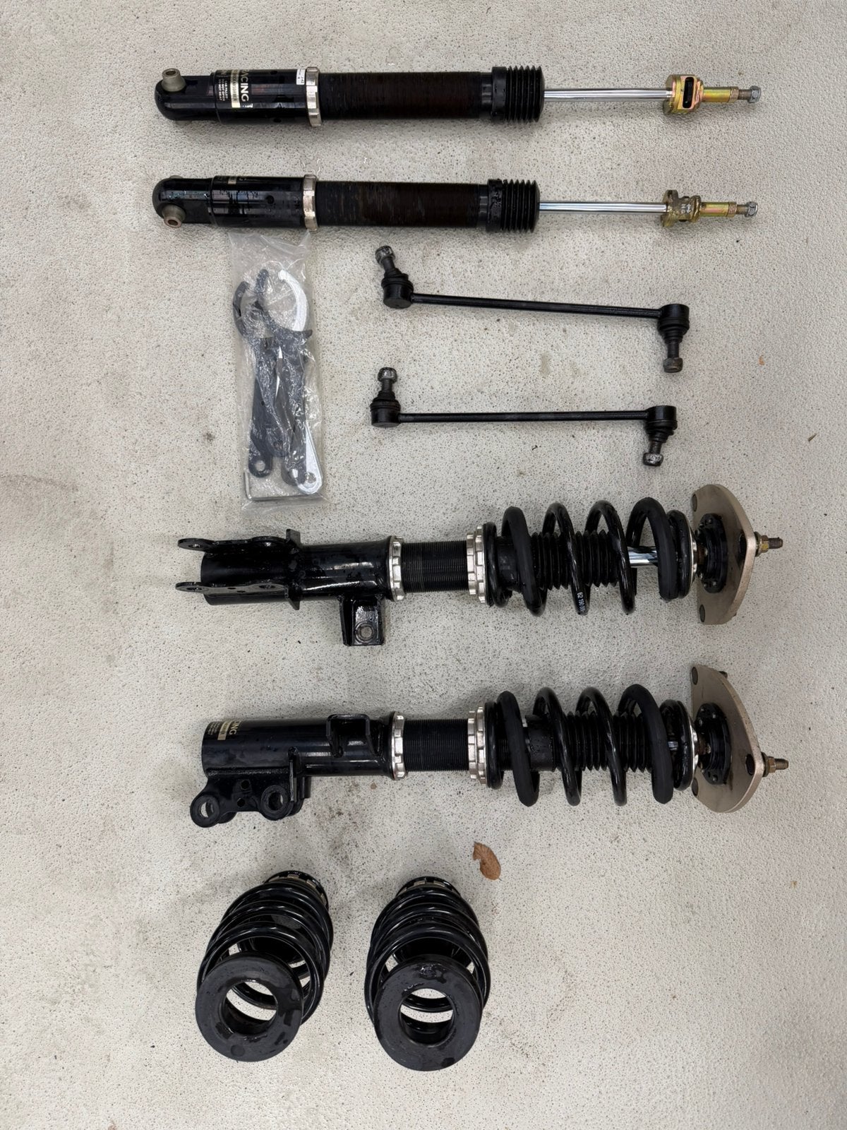 Mercedes A45 W176 AMG BC-racing schroefset, Auto-onderdelen, Ophanging en Onderstel, Ophalen, Gebruikt, Mercedes-Benz