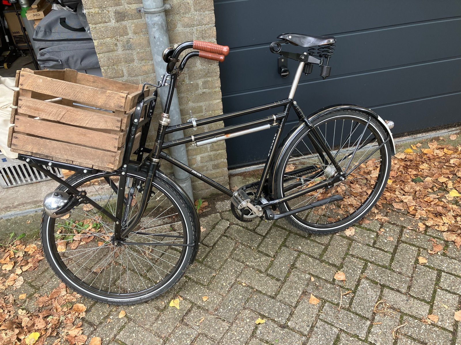 Juncker Transportfiets met Torpedo 3 versnellingen, Terugtraprem, Gebruikt, Versnellingen, 53 tot 57 cm