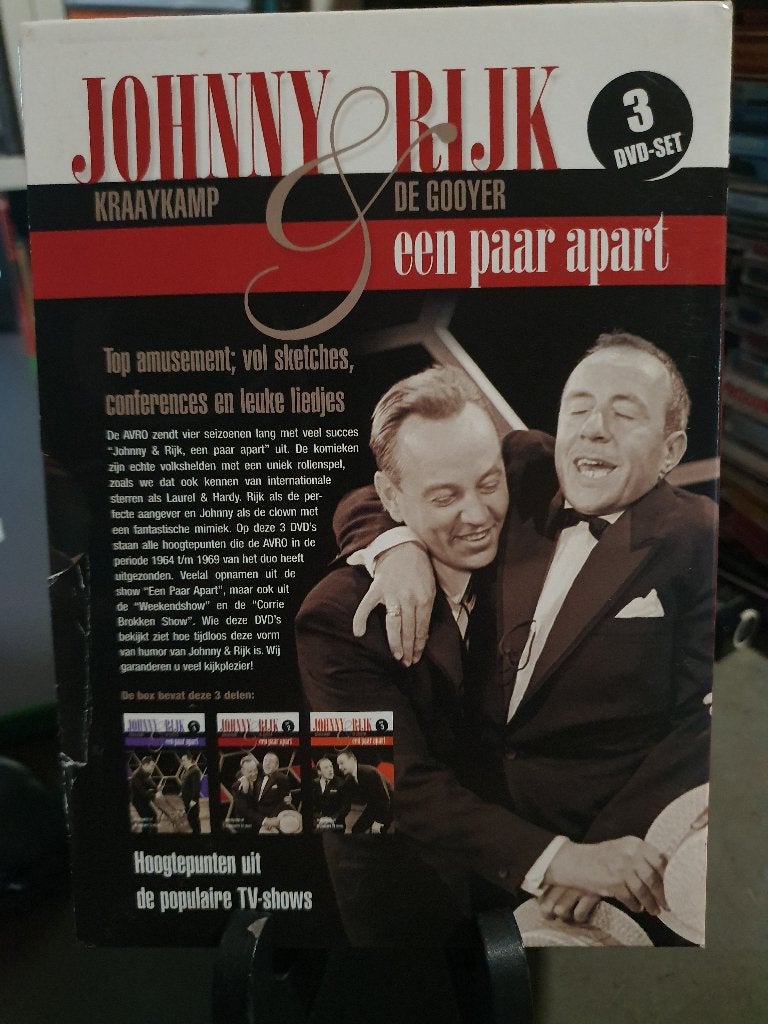 Johnny Kraaykamp & Rijk de Gooyer - Een paar apart (3 DVD), Alle leeftijden, Ophalen, Zo goed als nieuw, Stand-up of Theatershow