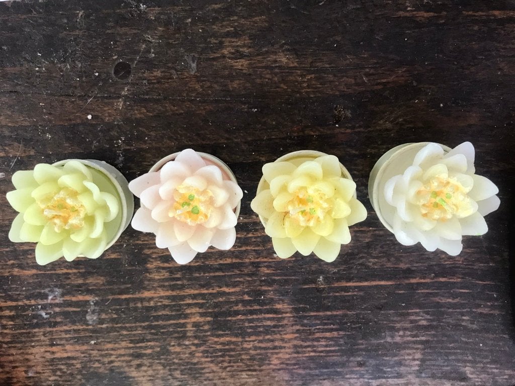 Drijfkaarsjes bloem NIEUW, Ophalen of Verzenden, Nieuw, Geel, Kaars