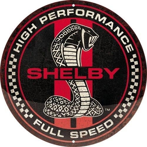 Shelby Full Speed Cobra Snake.  Wandbord in reliëf Ø 35 cm., Ophalen of Verzenden, Nieuw, Auto's