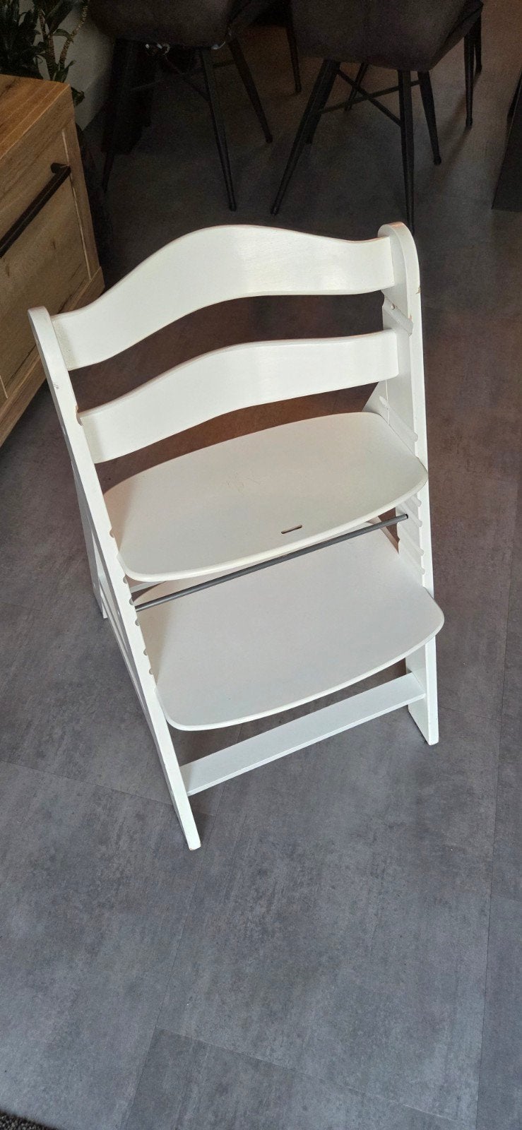 Hauck alpha+ houten meegroeistoel, Ophalen, Gebruikt, Meegroeistoel