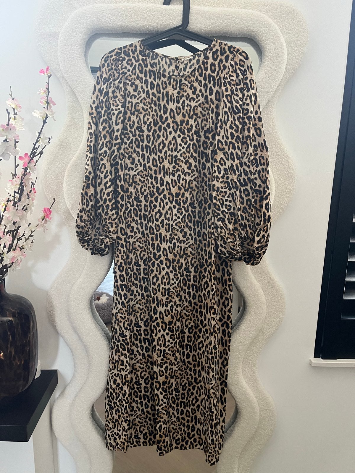 Panter Leopard Jurk Maat M, Maat 38/40 (M), Bruin, Ophalen of Verzenden, Gedragen