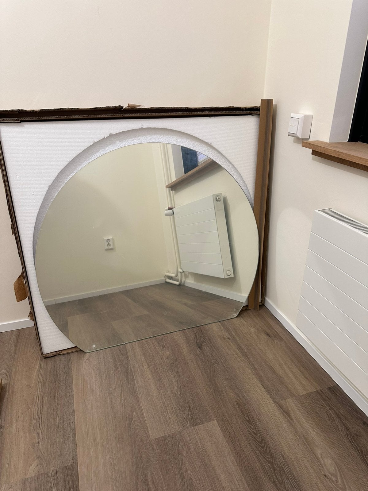 Spiegel met led en anti condens120x75, Minder dan 50 cm, Ophalen of Verzenden, Zo goed als nieuw, Minder dan 100 cm
