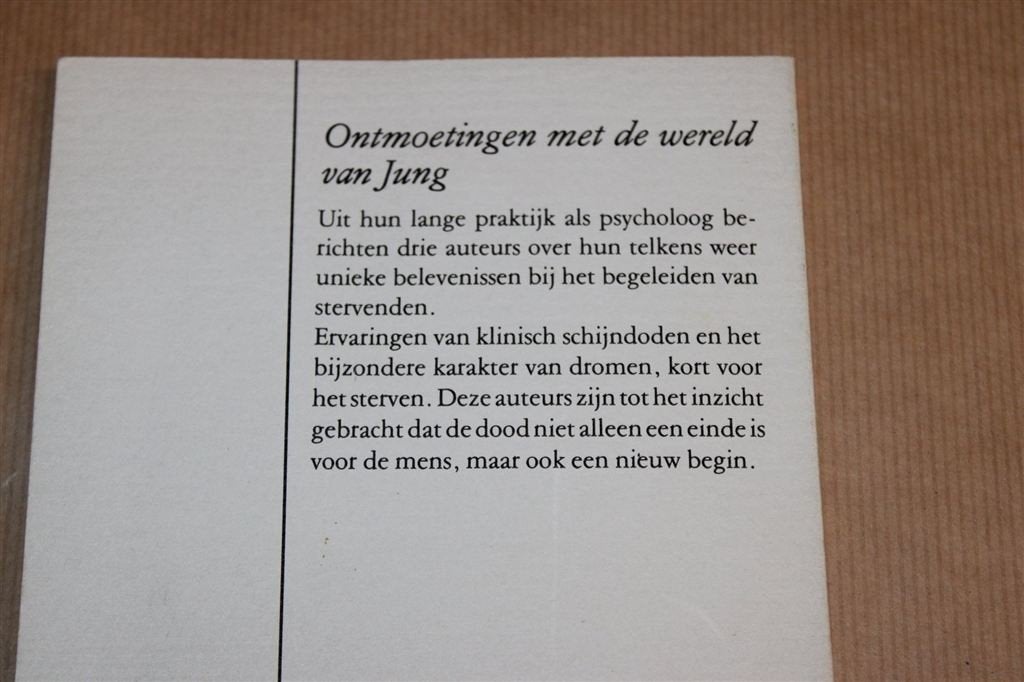 Aan de Rand van de Dood — Een Jungiaanse Visie op Sterven, Boeken, Ophalen of Verzenden, Gelezen, Overige onderwerpen, Achtergrond en Informatie