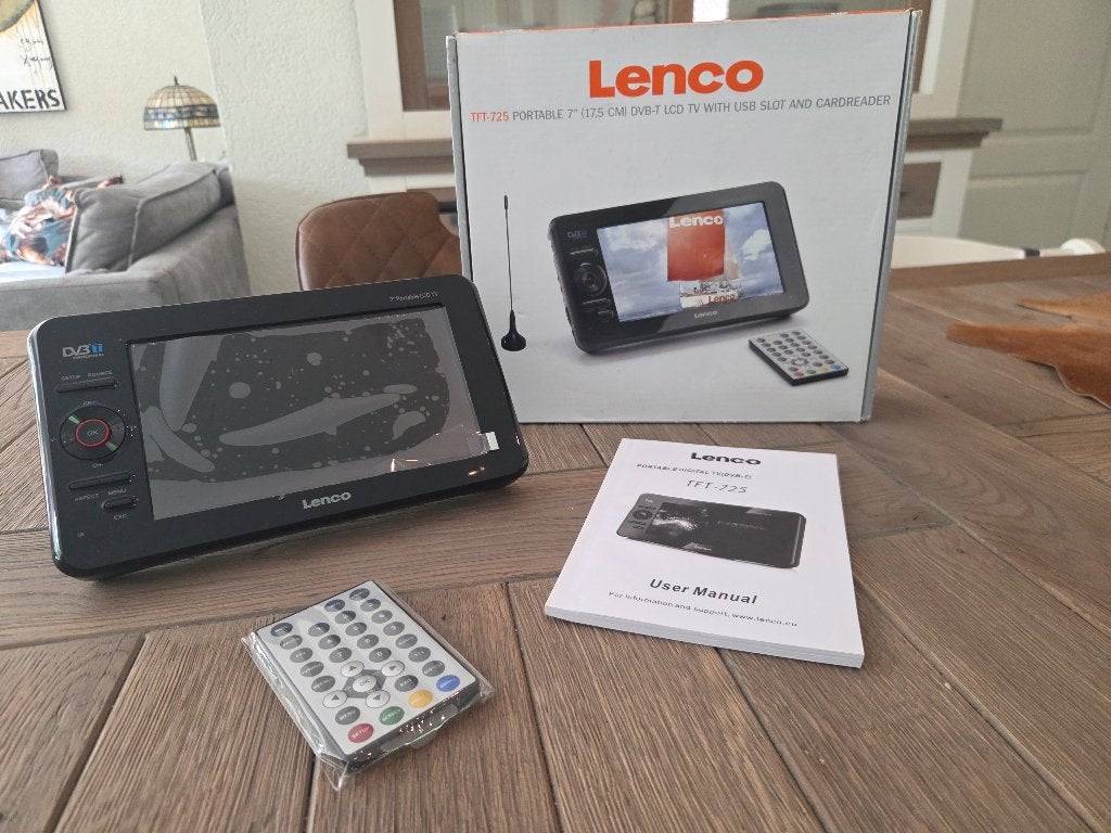 Lenco portable 7" lcd tv, Overige merken, 50 Hz, LCD, Nieuw