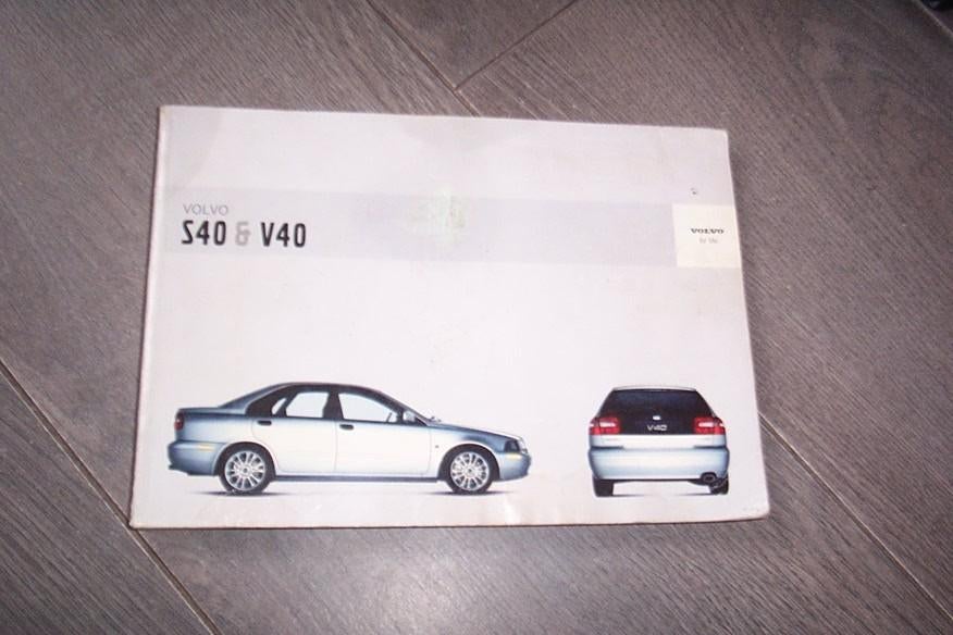 Gebruikershandleiding VOLVO S40/V40  mk1  1995/2004, Auto diversen, Handleidingen en Instructieboekjes, Ophalen of Verzenden