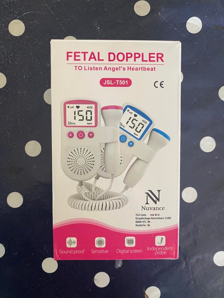 Baby doppler - hartje luistere, Ophalen of Verzenden, Zo goed als nieuw