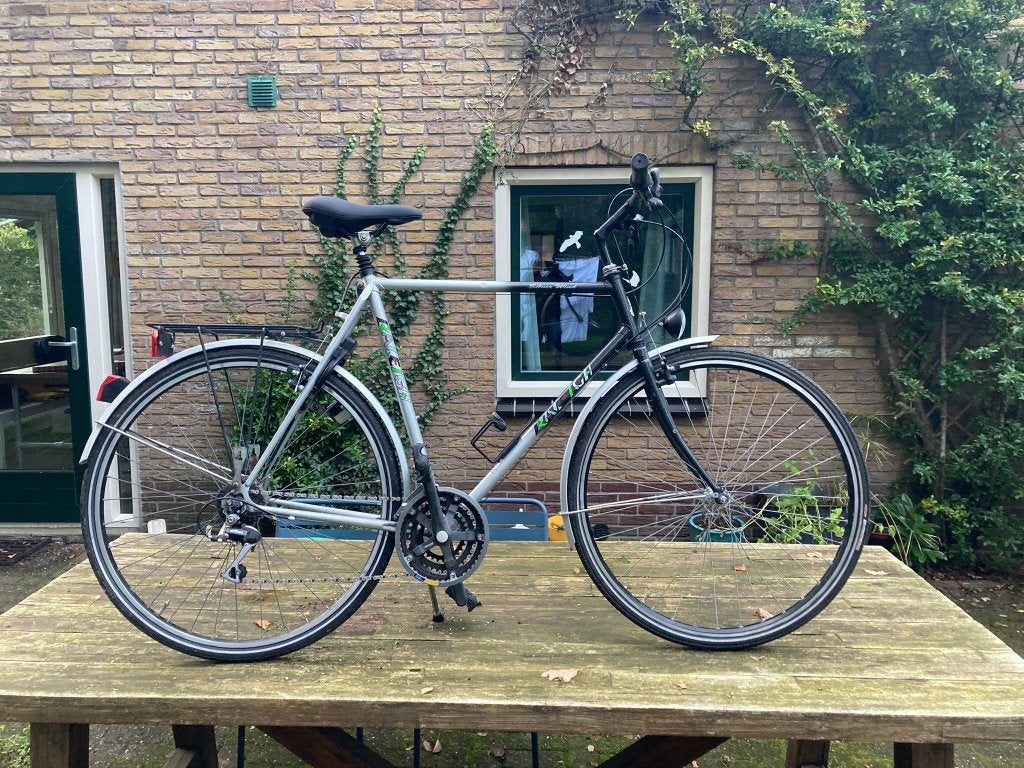 28 inch Klassieke Raleigh Silver Wind tourfiets, 28 inch, Gebruikt, Vering, Velgrem