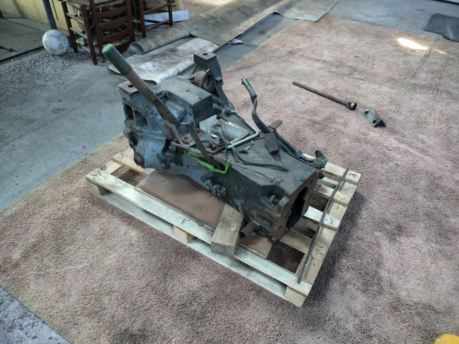 Deutz 06 koppelingshuis, Ophalen, Knutselwerk