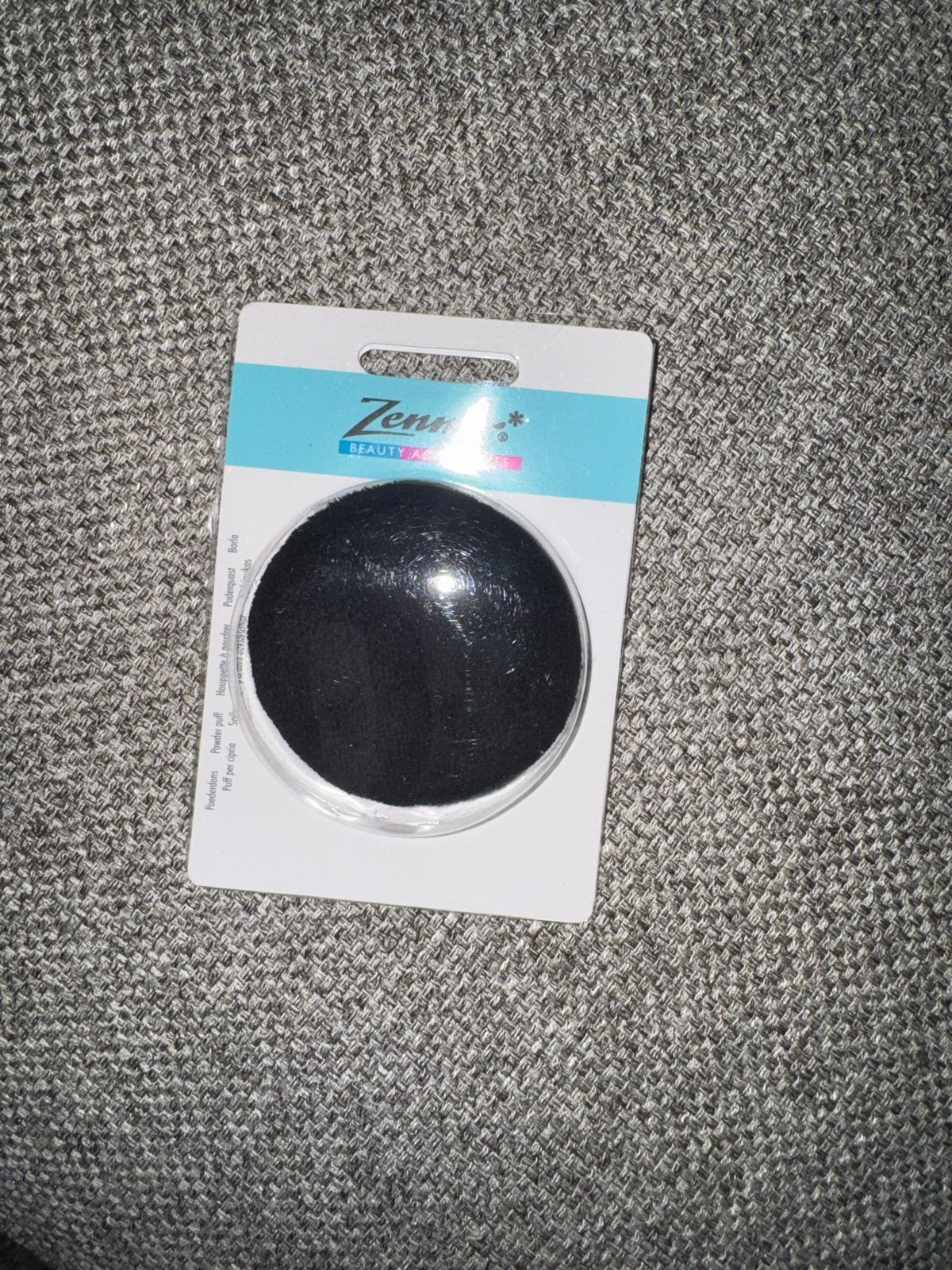 Zenn Beauty Make-up Poederdons Zwart, Gehele gezicht, Zwart, Nieuw, Ophalen of Verzenden