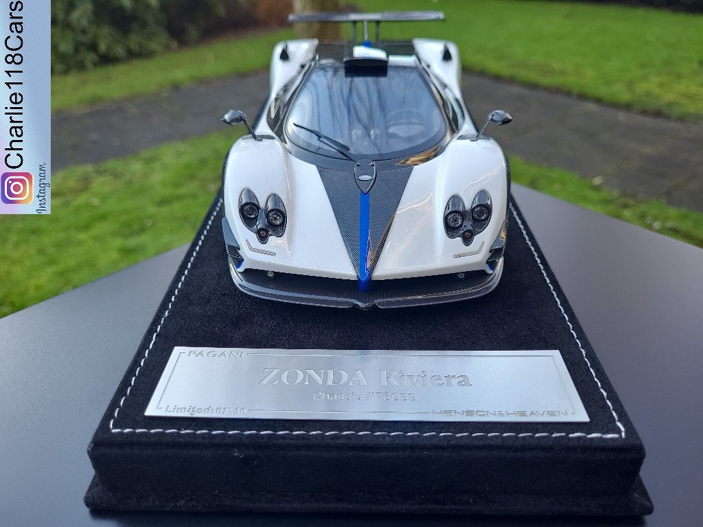 01/30 Henson & Heaven HH 1/18 Pagani Zonda Riviera, Ophalen of Verzenden, Nieuw, Motor, Overige merken