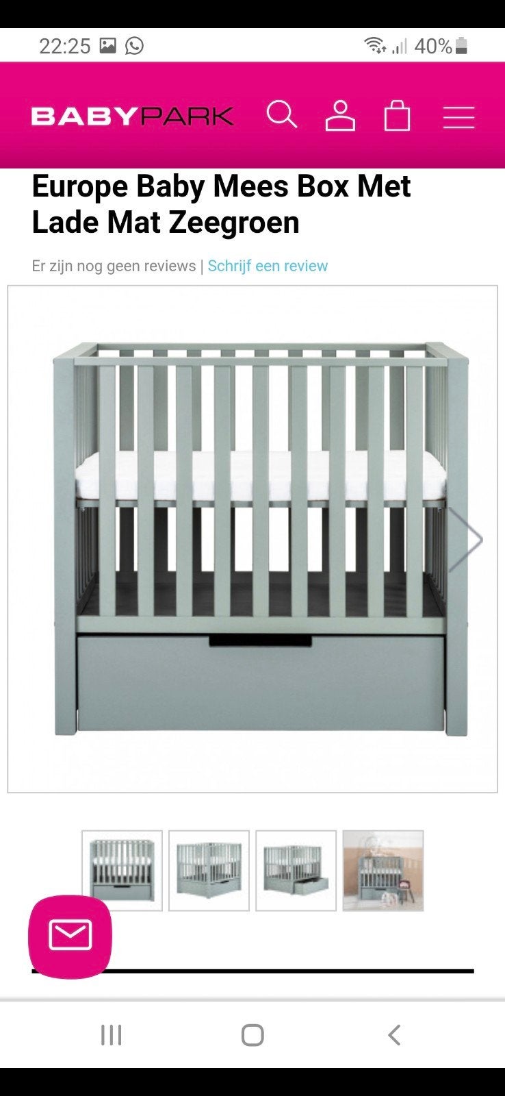 Babybox met lade en wieltjes - klaar voor tweede ronde, Ophalen, Gebruikt, Vierkant, Lade
