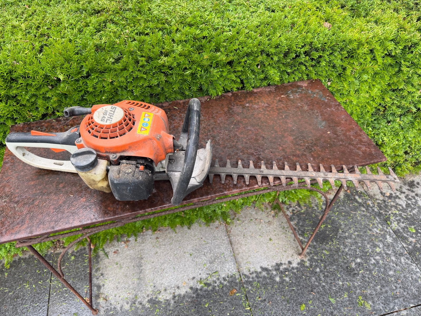 Stihl HS45 Benzine Heggenschaar - Perfect Werkend, Ophalen, Gebruikt, Benzine