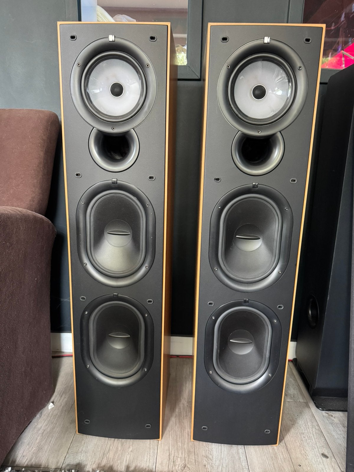 Vloerstaander kef q75, Ophalen, Gebruikt, 150 watt of meer, KEF